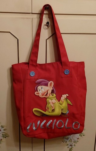 Borsa shopper cucciolo rossa - cucciolo,
